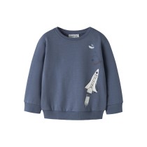NAME IT Nmmdace Ls Nreg Sweat Unb Box - Vintage Indigo