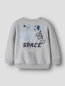 NAME IT Sweatshirt Darik Grey Melange