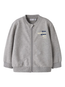 NAME IT Sweat Cardigan Dalm Grey Melange