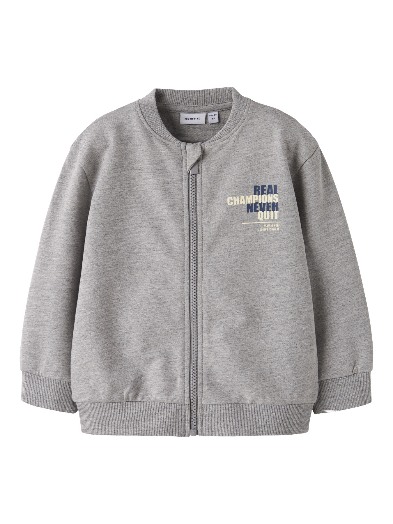 NAME IT Sweat Cardigan Dalm Grey Melange