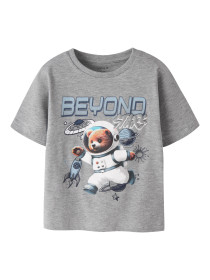 NAME IT T-shirt Difus Grey Melange