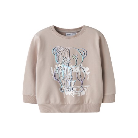 Name It Sweatshirt - NmmDonvu - Chateau Gray