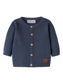 NAME IT Strik Cardigan Denver Vintage Indigo