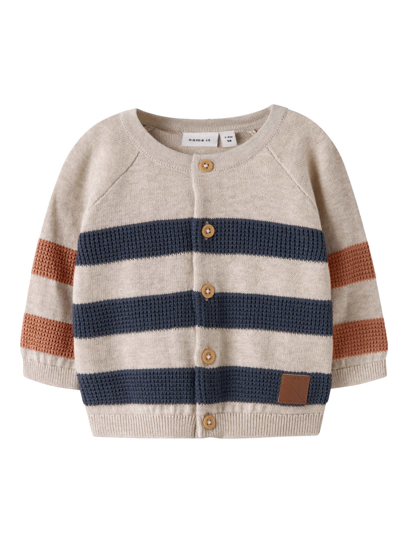 NAME IT Strik Cardigan Dimitri Peyote Melange