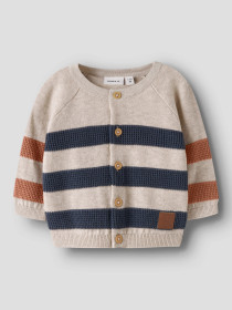NAME IT Strik Cardigan Dimitri Peyote Melange