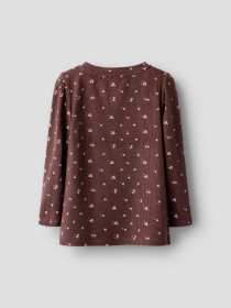 NAME IT Rib Bluse Soho Peppercorn