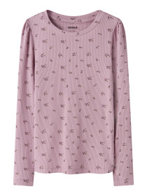 NAME IT Rib Bluse Soho Keepsake Lilac