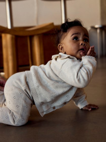 NAME IT Strik Cardigan Diame Peyote Melange