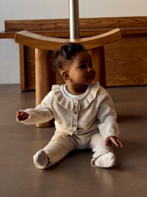 NAME IT Strik Cardigan Diame Peyote Melange