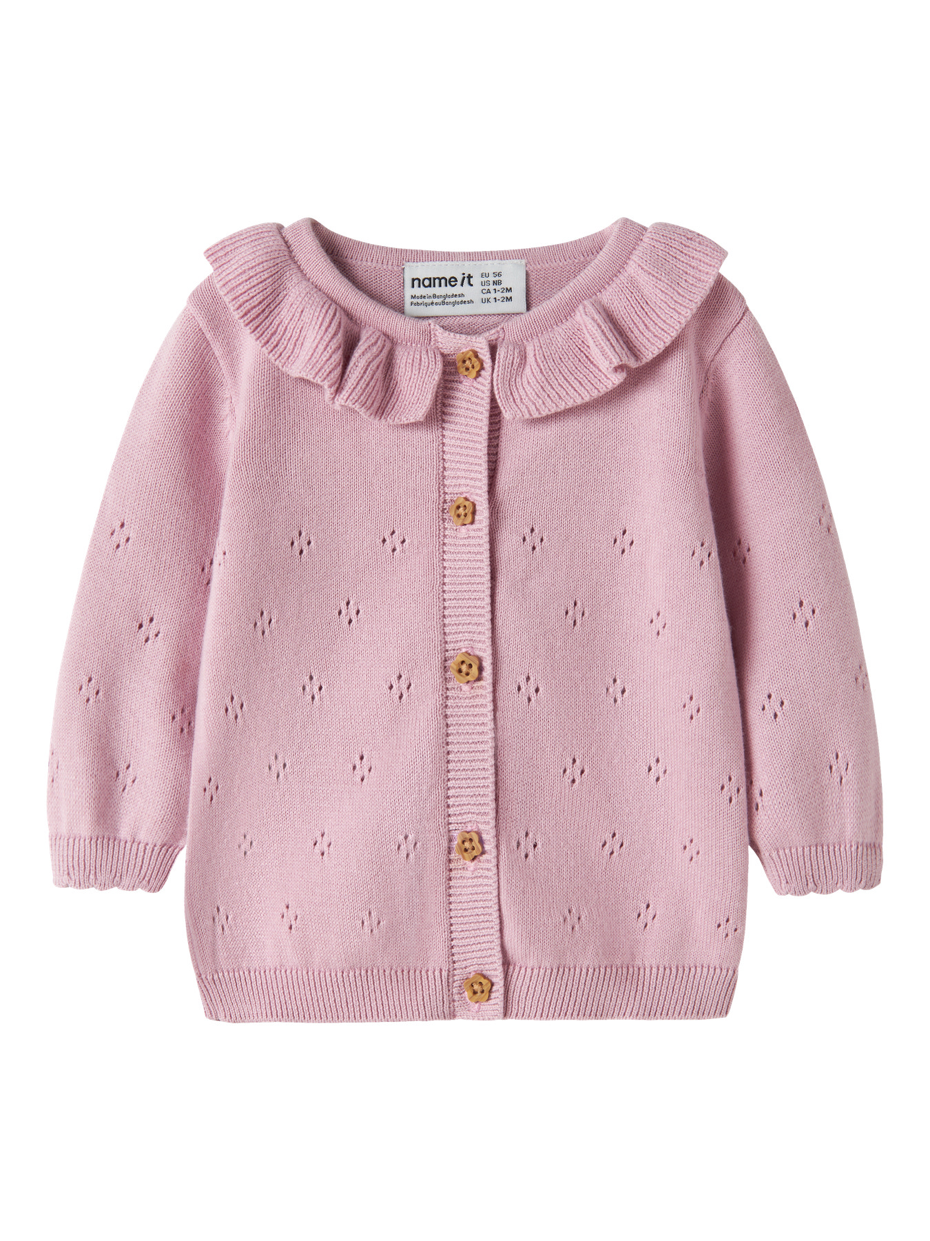 NAME IT Strik Cardigan Diame Fragrant Lilac