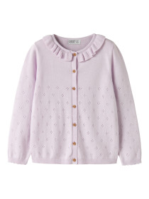 NAME IT Strik Cardigan Diame Lavender Fog
