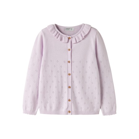 NAME IT Strik Cardigan Diame Lavender Fog