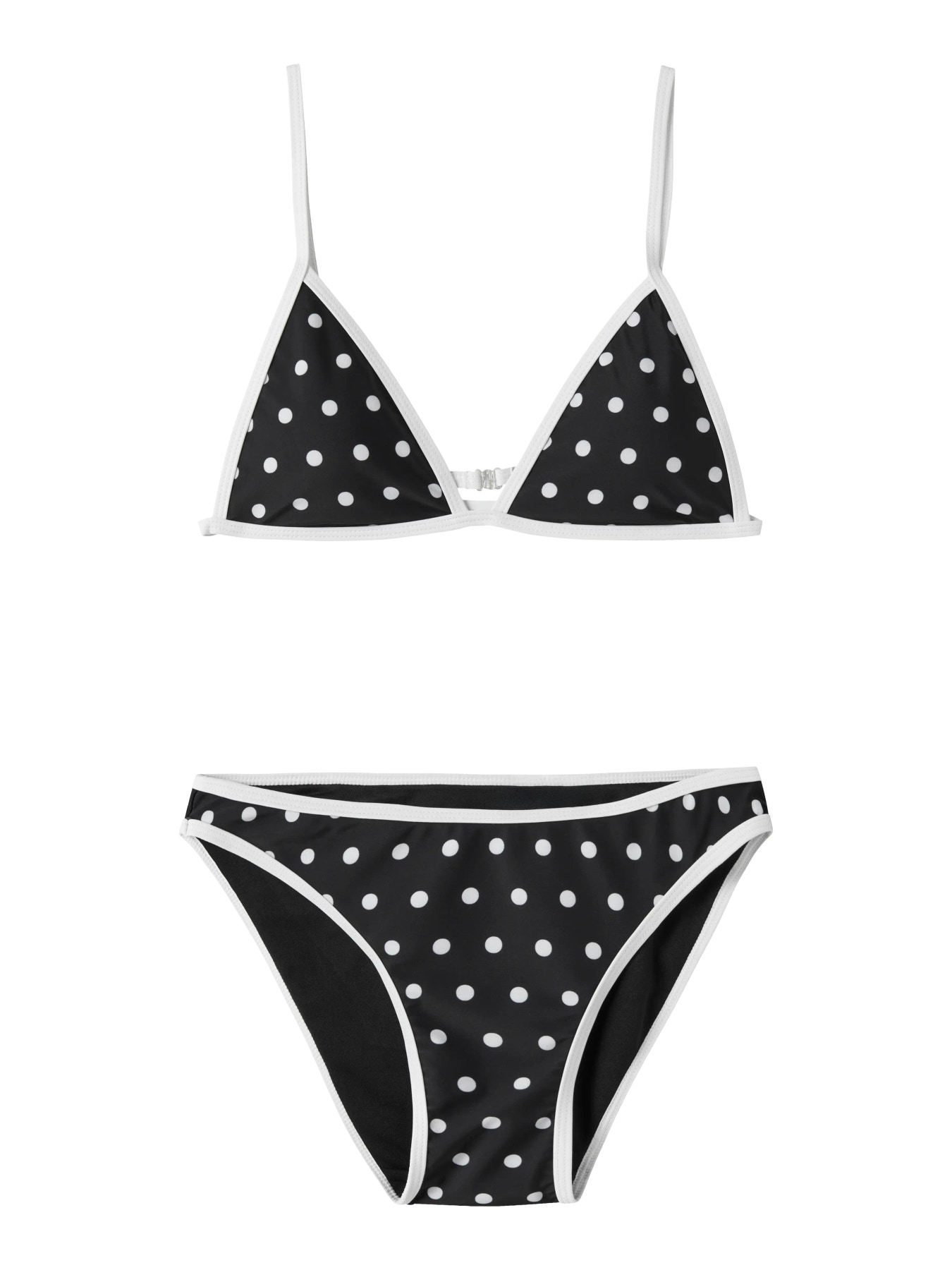 LMTD Zinnio - Pige Bikini - Sort/Hvid - 158 LMTD Zinnio - Pige Bikini - Sort/Hvid - 158