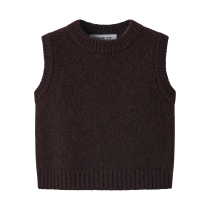 NAME IT Strik Vest Reifyly Chocolate Plum