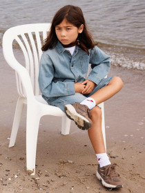 NAME IT Oversize Denim Skjorte Tom Vintage Medium Blue