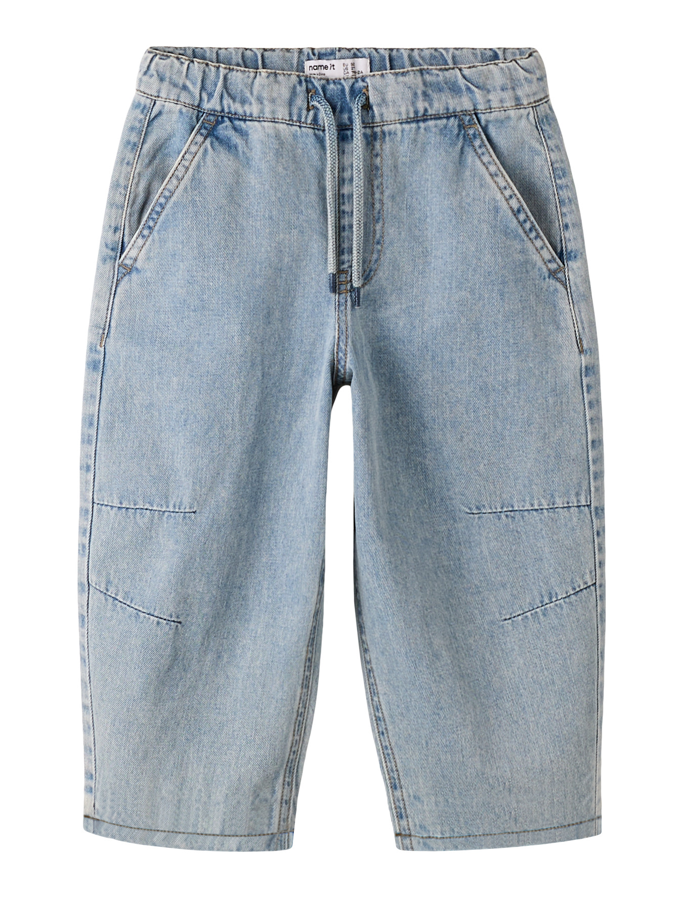 NAME IT Barrel Jeans Ben Light Blue Denim billede