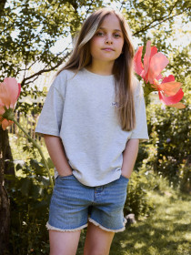 NAME ITT-shirt Darmilla Light Grey Melange