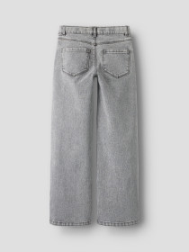 NAME IT Wide Jeans Rose Light Grey Denim Heart Studs