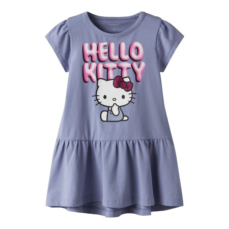 Name It Kjole - NmfFidi - Hello Kitty - Purple Impression