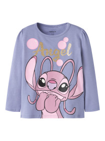 NAME IT Bluse Fufu Stitch Purple 