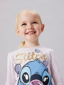 NAME IT Bluse Fufu Stitch Lavender