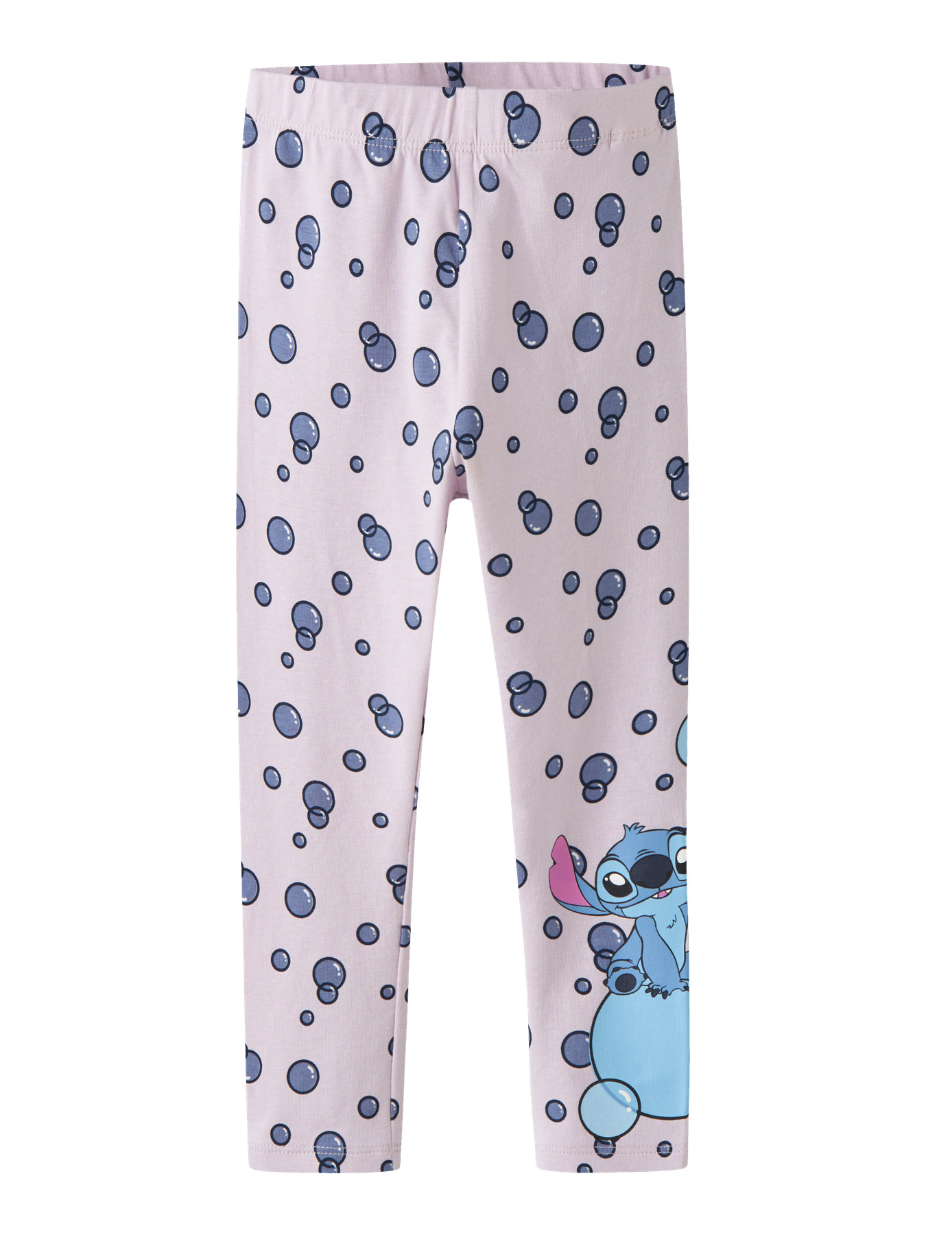 NAME IT Leggings Fufu Stitch Lavender billede