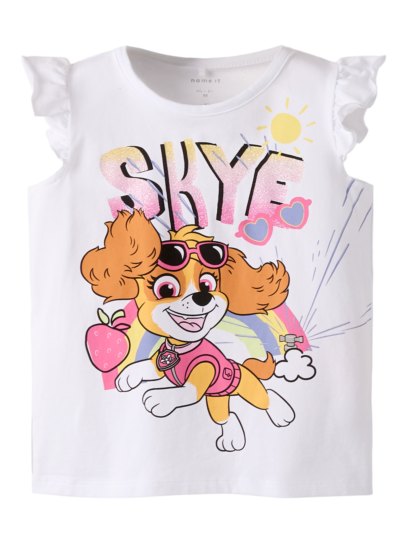 Name It Top - NmfMaria - Paw Patrol - Bright White