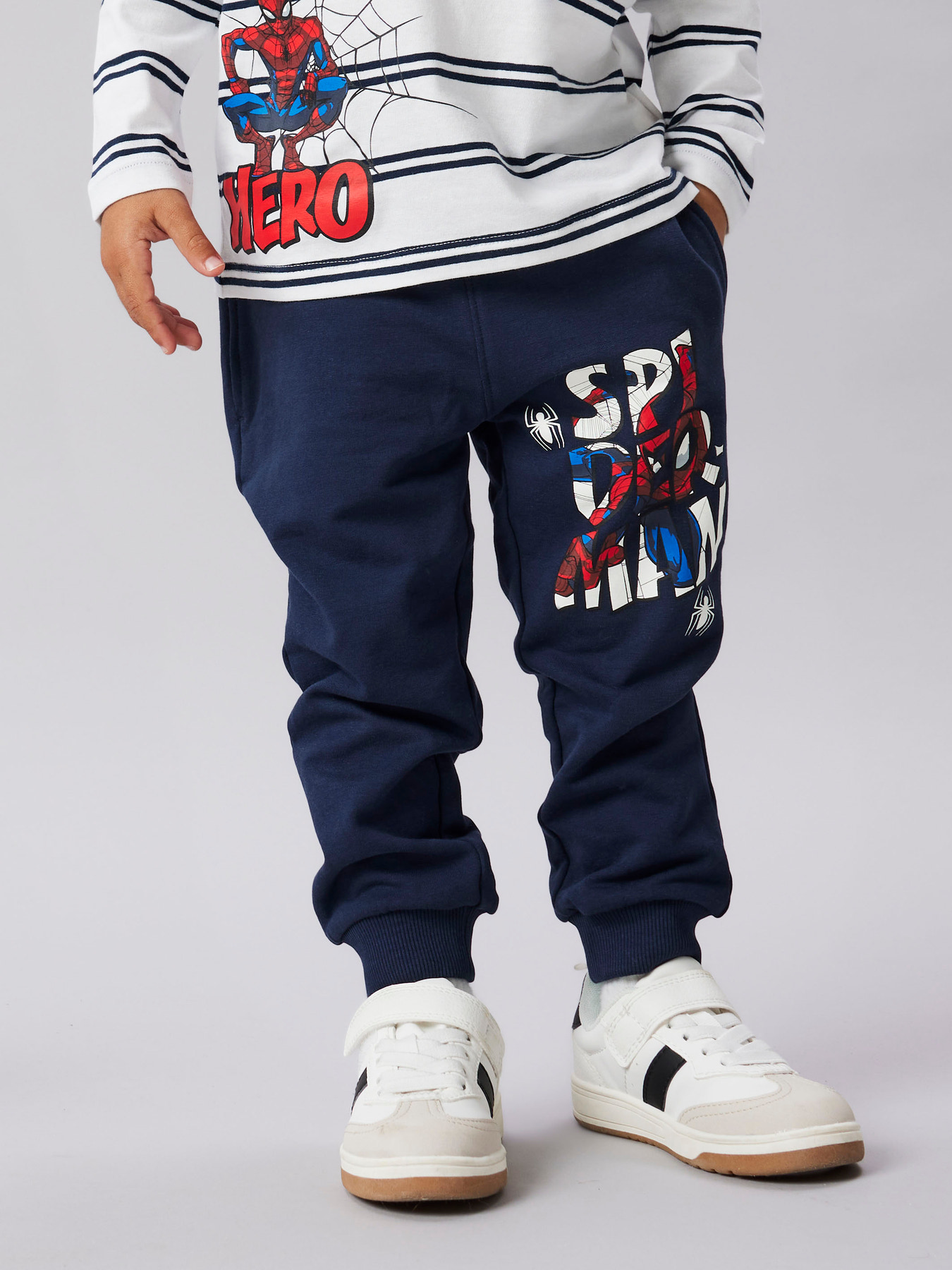 NAME IT Sweatpants Floyd Spider-Man Navy Blazer billede
