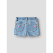 NAME IT Denim Shorts Rose Light Blue Denim Strawberry