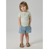 NAME IT Denim Shorts Rose Light Blue Denim Strawberry