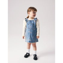 NAME IT Spencer Faith Medium Blue Denim Bow