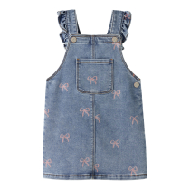 NAME IT Spencer Faith Medium Blue Denim Bow