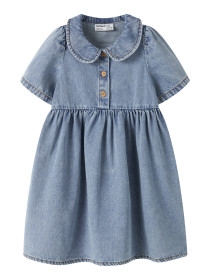 NAME IT Denim Kjole Poppy Medium Blue Denim