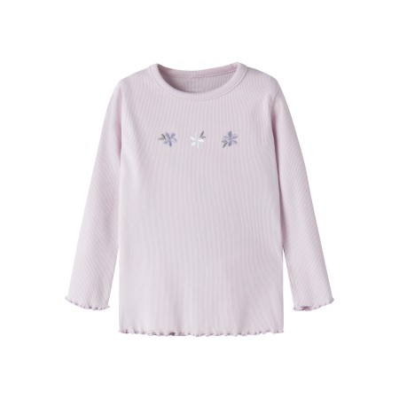 Name It Bluse - Rib - NmfDari - Lavender Fog