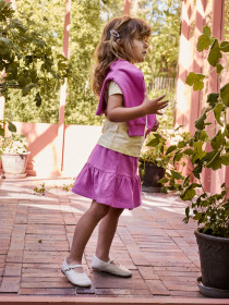 NAME IT Glimmer Sweat Nederdel Ditter Strawberry Moon