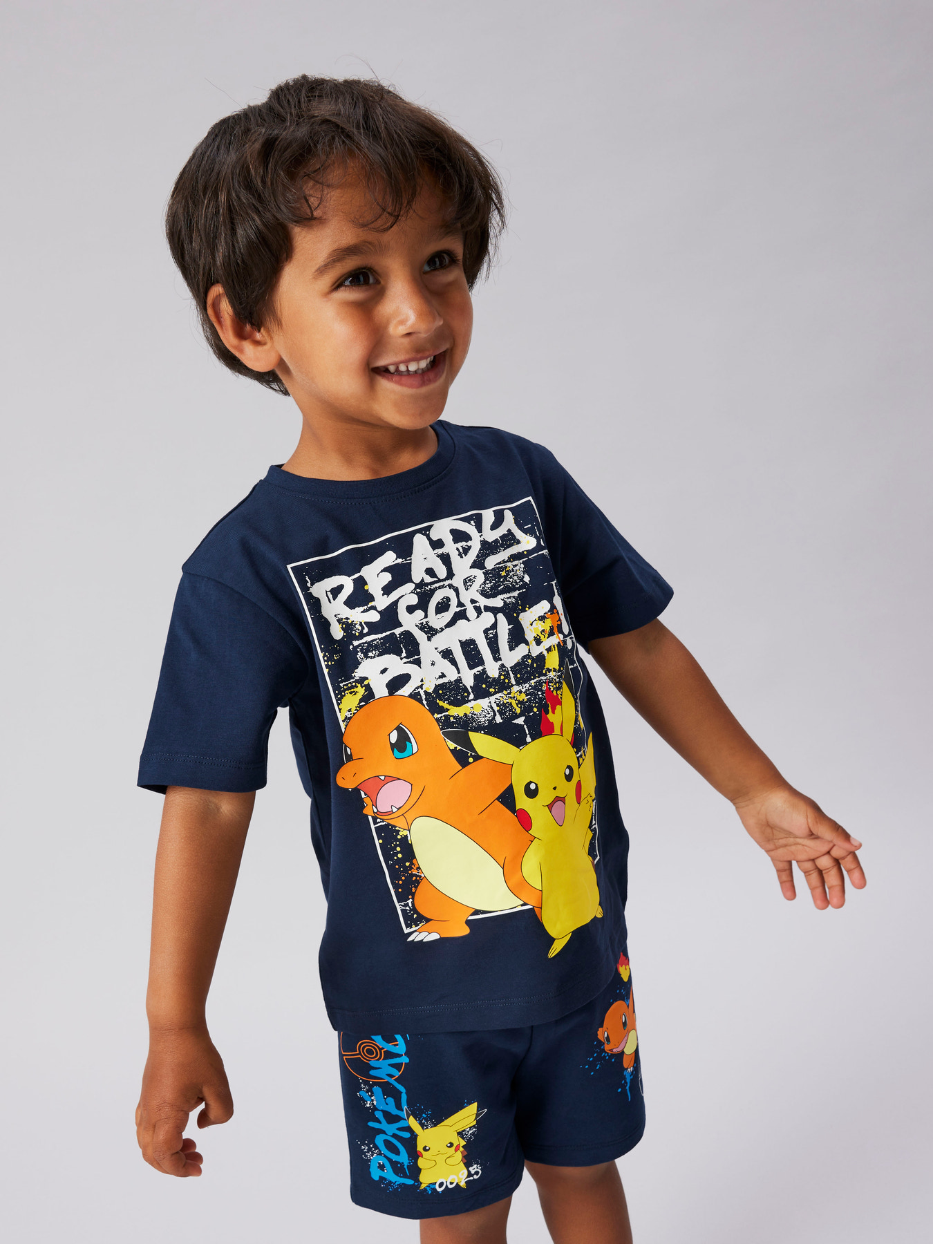 NAME IT Pokemon T-shirt Mihat Navy Blazer