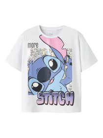 NAME IT T-shirt Fora Stitch Bright White