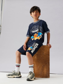 NAME IT T-Shirt Pokemon Moris Navy Blazer