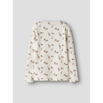 LIL ATELIER Bluse Layo Geu Coconut Milk Lion