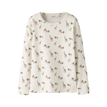 LIL ATELIER Bluse Layo Geu Coconut Milk Lion