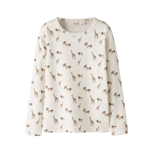 Lil' Atelier Bluse - Bomuld/Lyocell - NmmLayo - Coconut Milk/Lio