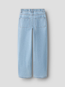 NAME IT Brede Jeans Rose Light Blue Denim Emb