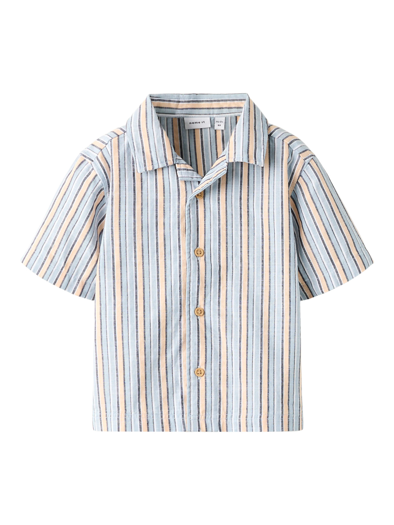 NAME IT Skjorte Fiore Blue Fog