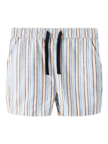 NAME IT Shorts Fiore Blue Fog Peach Fuzz