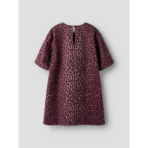 NAME IT Twill Kjole Leo Burgundy Leo