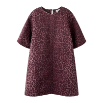 NAME IT Twill Kjole Leo Burgundy Leo