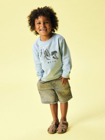 NAME IT Sweatshirt Finn Blue Fog