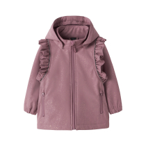 NAME IT Softshell Jakke Alfa08 Frill Foil Wistful Mauve
