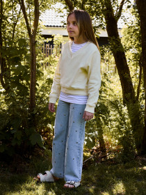 NAME IT Jeans Rose Wide Heart Light Blue Denim