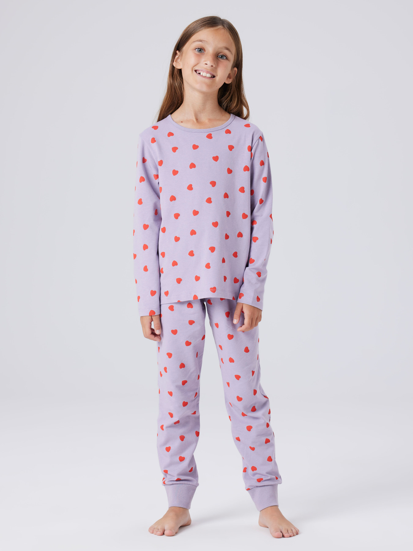 NAME IT Natsæt Lavender Hearts